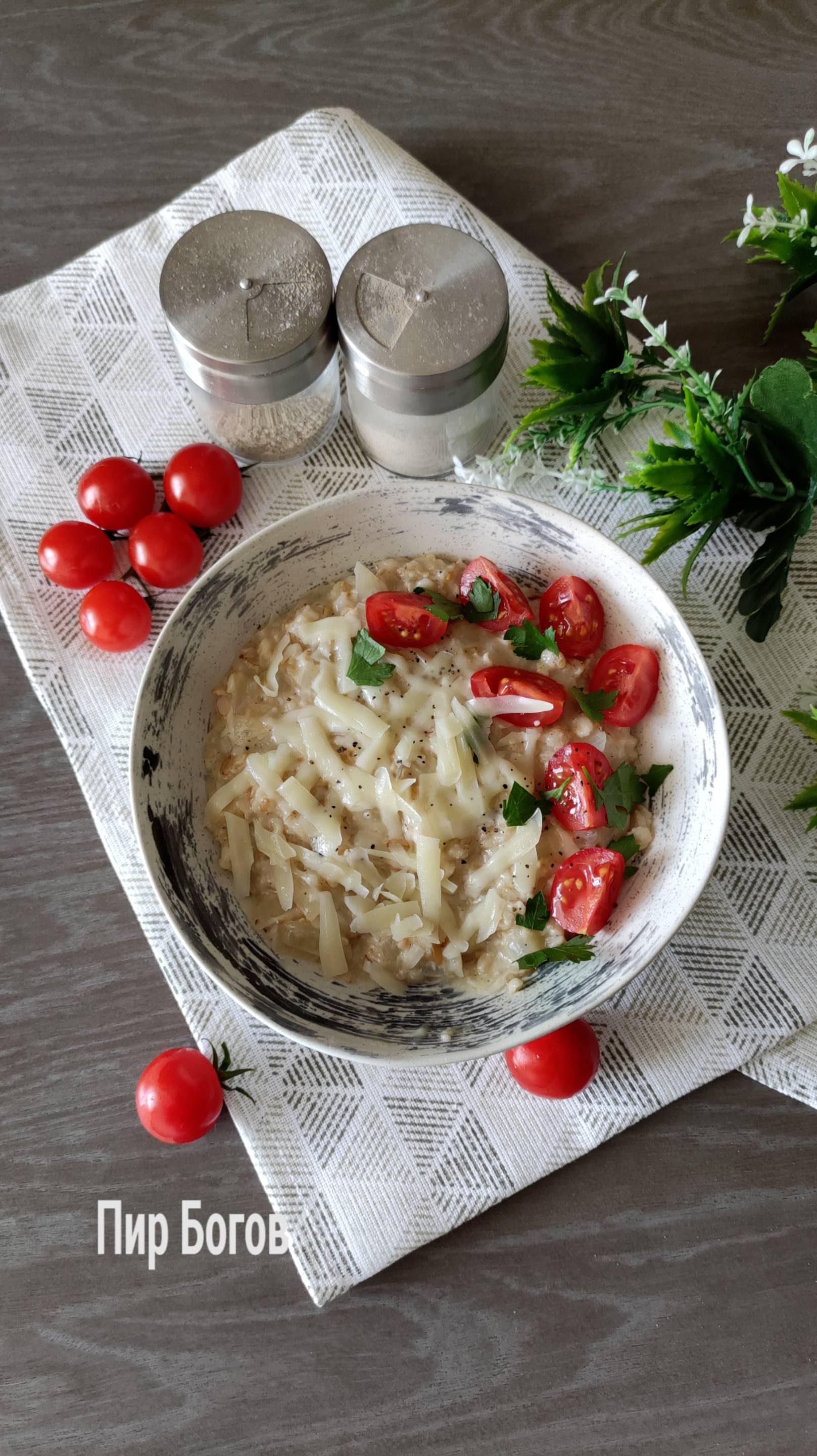 Овсяная каша с сыром. Вкусная и полезная овсянка