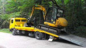 Как мы перевозим наши гусеничные мини-экскаваторы - Спецтехника39