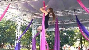 ВЫСТУПЛЛЕНИЕ НА VK Fest 2016 ВОЗДУШНАЯ ГИМНАСТИКА, СТУДИЯ ТАНЦЕВ THE BAT СПБ