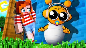 ШОК!  НАМ ПОДКИНУЛИ СПРУНКИ РЕБЁНКА ПОД ДВЕРЬ! ЧТО ДЕЛАТЬ В МАЙНКРАФТ?