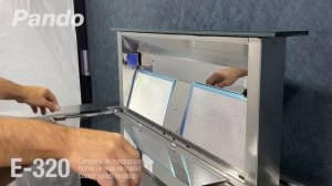 CAMPANA DE INTEGRACIÓN - E 320 ⧸ INTEGRATION COOKER HOOD - E-320 ⧸ HOTTE DE PLAN DE TRAVAIL - E-320