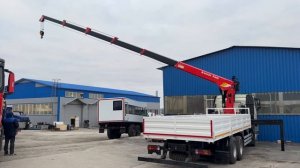 Бортовой FAW 6x4 с КМУ SunHunk S-1606