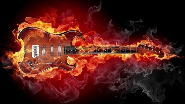 Heavy Emotional  Rock Backing Track in Dm