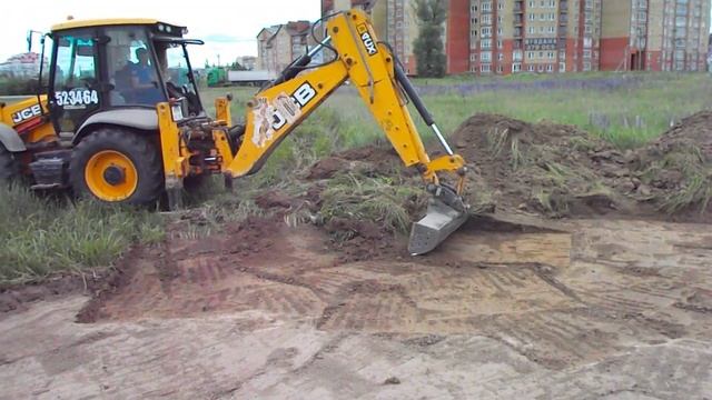 Как срезать растительный слой на участке трактором - jcb39.ru смотреть онлайн
