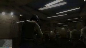 GTA5 ограбление банка.