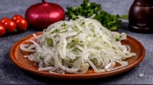 Рецепт приготовления вкусного маринованного лука
