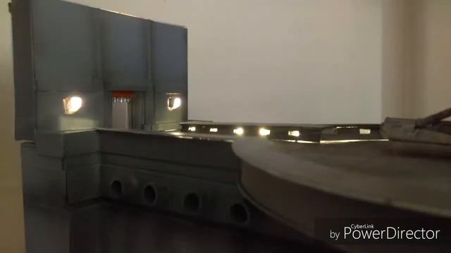 Diorama art Star Wars Cloud City scratch build