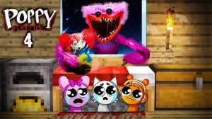 ПОППИ ПЛЕЙТАЙМ ИЩУТ СПРУНКИ ПОД КРОВАТЬЮ В МАЙНКРАФТ