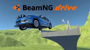 Спуск в вниз с трафиком в BeamNG.drive