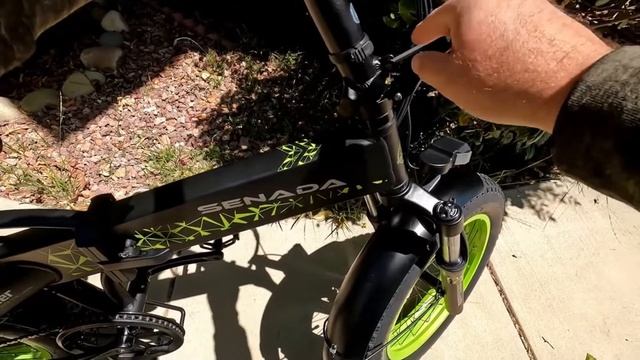 New E-Bike Senada Drifter Fat Tire Folding Electric Bike 750W