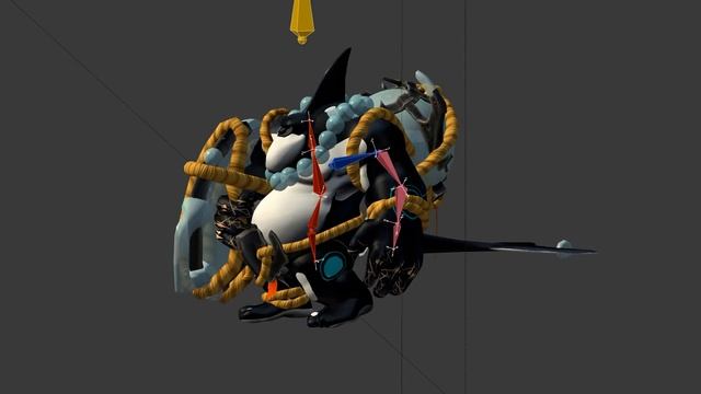 Quadruped run cycle animation in blender 3D   HIGHLIGHTS смотреть онлайн