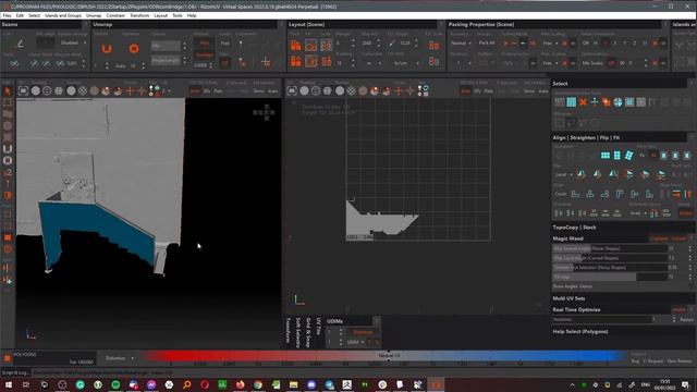 Photogrammetry tricks with RizomUV #3 - Magic wand selection