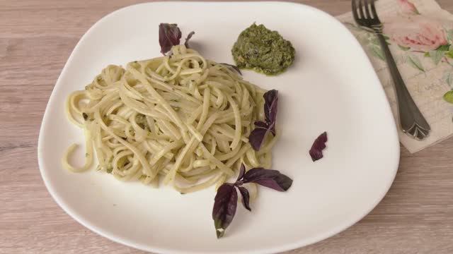 ПАСТА с соусом ПЕСТО. Паста по-лигурийски. Очень простая и вкусная!
