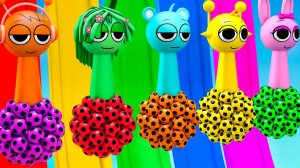 Игра с крутыми слайдами с коробкой, Спрунки, Пинки, Орен Саймон, Скай Винерия, 3d-игра