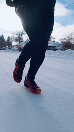 Snowy Lunch Run