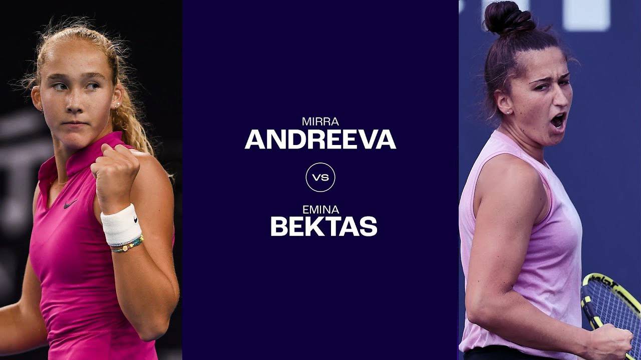 28.05.24. Мирра Андреева - Эмина Бектас. WTA Roland Garros. Mirra Andreeva - Emina Bektas