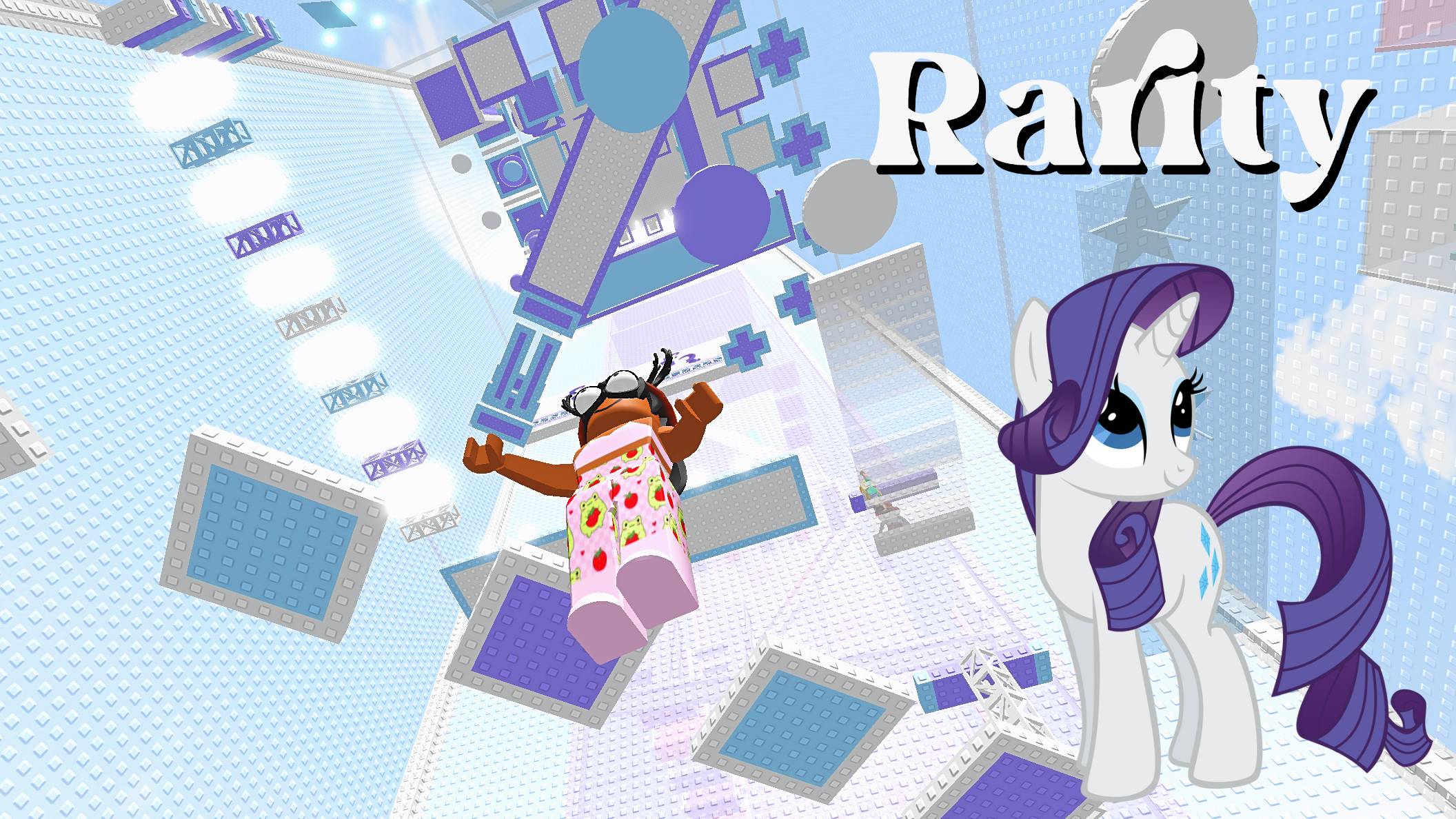 My Little Pony Обби с пони РАРИТИ Rarity в Роблокс