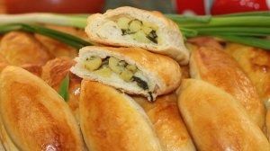 Пирожки из слоеного теста на кефире