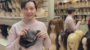 Накладка из натуральных волос на короткую стрижку. Видеообзор