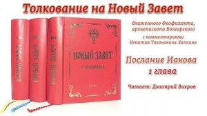 Послание Иакова 1 глава с толкованием Феофилакта Болгарского Читает Дмитрий Вихров