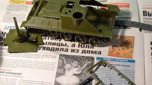 Сборка модели САУ СУ-100 ⧸ Assembling SAU model SU-100 1⧸35 ZVEZDA
