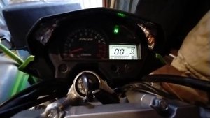 Хобби. Завожу мотоцикл Racer Figter rc300ck-n после 4 месяцев простоя.