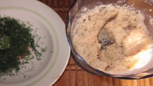 Закуска Рисовые шарики с мидиями