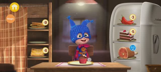 Маша и Медведь Мои друзья играют в игру №3