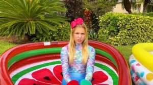 Maggie and Nastya became Mermaid