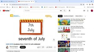 #AS3 #U10 Academy Stars 3 Unit 10 Let's celebrate! YouTube Google Chrome 2024 01 23 20 53 31