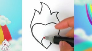 Как нарисовать пламенное сердце и многое другое