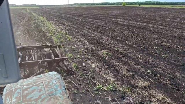 культивация на тракторе т-150к смотреть онлайн