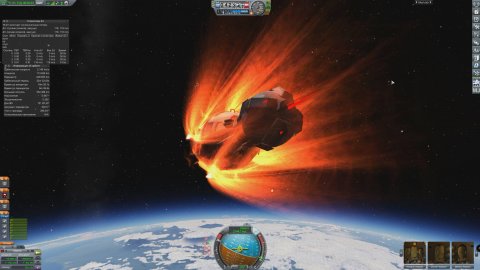 Kerbal Space Program посадка на Кербин