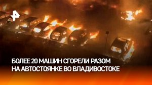 "***, что делается-то?!": десятки авто сгорели дотла на стоянке из-за поджигателя во Владивостоке