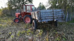 Заготовка сена. Т-25 трудяга