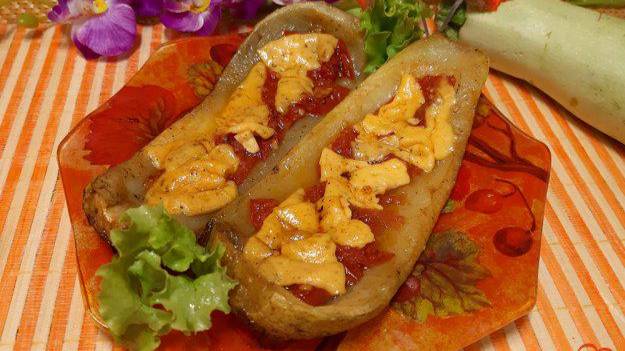 Кабачки запеченные