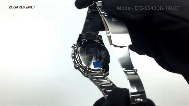 Casio EDIFICE Premium EFS-S540DB-1AUEF CARBON DIAL SAPPHIRE SOLAR - Zegarek.net смотреть онлайн