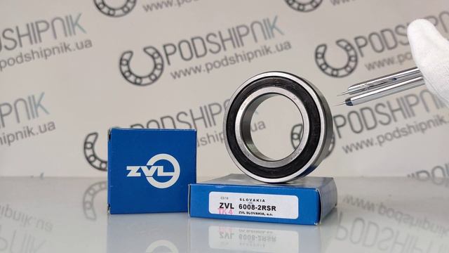 Подшипник на сельхоз технику ZVL 6008 2RSR, размер 40*68*15 смотреть онлайн