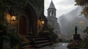 Древняя каменная часовня | Меланхоличные мелодии фортепиано