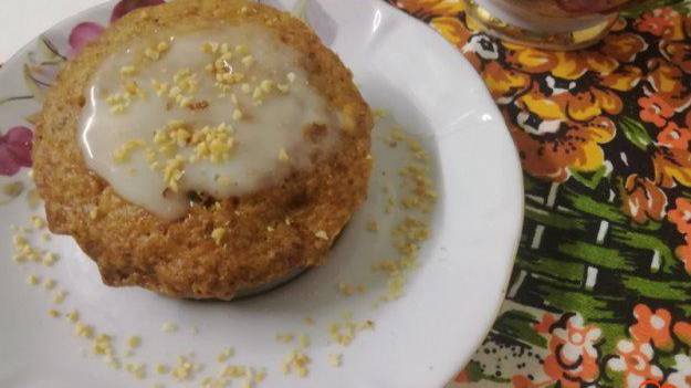 Тыквенно-морковные кексы с орехами и сухофруктами