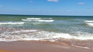 Кучугуры. Приехали на Азовское море, показываю обстановку. Море теплое, а купаться нельзя