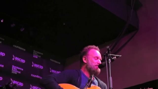 Sting: Message in a Bottle: LIVE at Sundance ASCAP Music Cafe