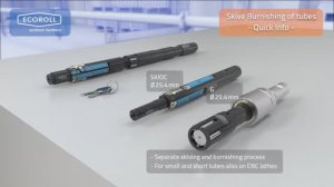 ECOROLL Комбинированный инструмент для чистового растачивания и накатного полирования