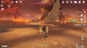 Genshin impact сходила на босса •Аждаха• генкшин инпакт