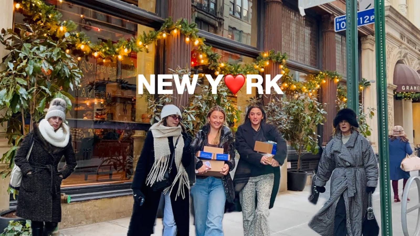 NYC Walk🗽Exploring Gramercy in New York City🥂🍧 Dinner at Gramercy Tavern ｜ Jan 2025 смотреть онлайн