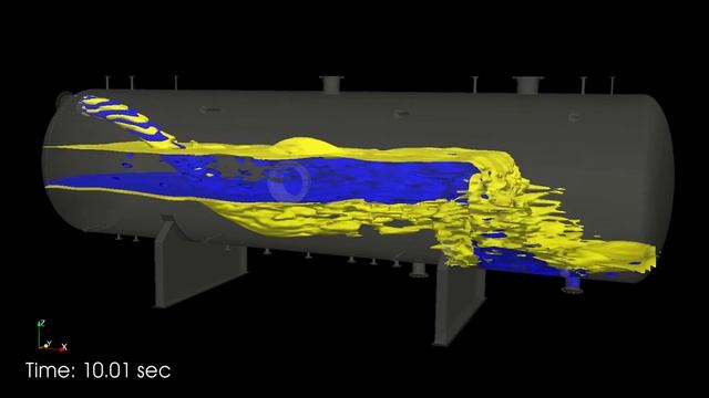 CFD Simulation of an oil/water separation vessel with openFOAM смотреть онлайн