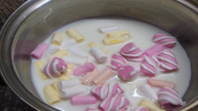 Шоколадный десерт с маршмеллоу