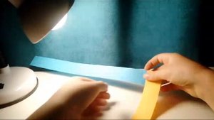 Пружинка антистресс оригами