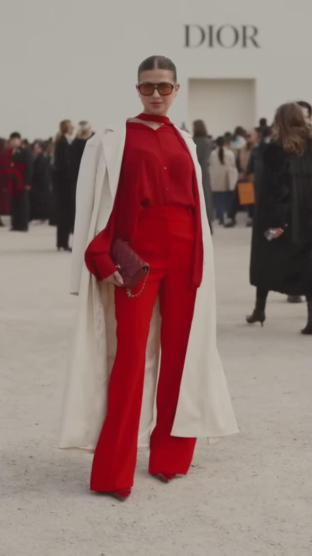 Christian Dior 2 StreetStyle Неделя моды в Париже #мода2025 #fashion #модныепоказы #style