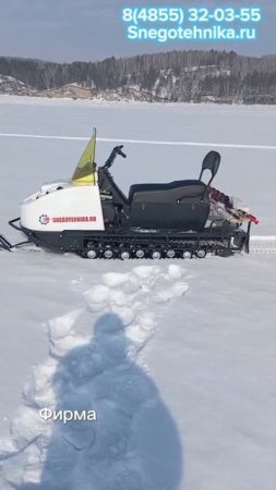 Обкатываю снегоход на Красноярском водохранилище. Все прекрасно!😊